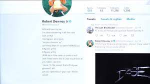Robert Downey Jr S Updated Twitter Bio From Back In July Marvelstudios