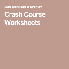 Crash Course Worksheets History Worksheets Crash Course Crash Course World History