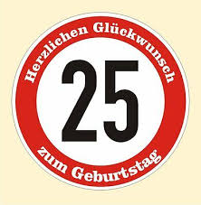 Aufbau der glückwünsche zum 60. Verkehrsschild 25 Geburtstag Verkehrszeichen Strassenschild Geburtstags Schild Eur 23 79 Picclick De