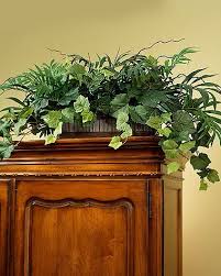 Palm Ivy Armoire Silk Planter Greenery Arrangements Silk Plants Faux Flower Arrangements
