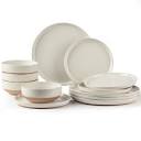 Amazon.com | AmorArc Ceramic Dinnerware Sets for 4, 12 Pieces ...