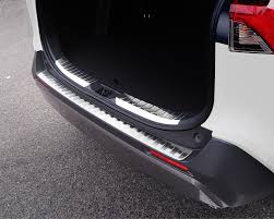 rav4 リアバンパーステップガード ラゲッジスカッフプレート 保護パーツ2点セット 新型rav4 50系 toyota トヨタ 選べる3カラー シルバー ブラックヘアライン カーボン調 トヨタ カーボン トヨタ 新型