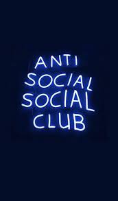 Join now to share and explore tons of collections of awesome wallpapers. Pin By Lara On Blue Anti Social Blue Aesthetic Dark Anti Social Social Club