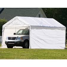 12 X 20 2 Dia Enclosed Carport Canopy