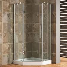 42 X 42 Frameless Neo Angle Shower Enclosure Bathroom Neo Angle Shower Corner Shower Corner Shower Units