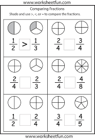 Comparing Fractions Worksheets Mathematique Ce1 Mathematiques Au Cour Elementaire Fractions