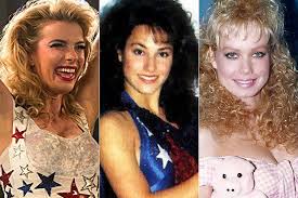 The original glow was inn. Glow S Gorgeous Ladies Of Wrestling The Netflix Cast And Original Cast People Com