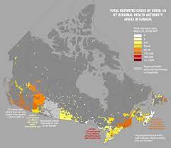 358,796 cases have been reported since the map: What Are Maps Really Saying About Covid 19 In Canada Canadian Geographic