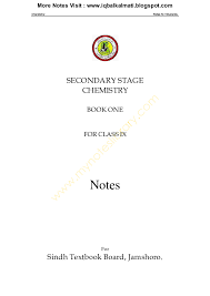 English sindh text book board, jamshoro. Class 12 Chemistry Chapter 2 Notes Pdf Download