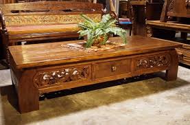 Vtg asian hollywood regency hand carved relief teak wood coffee 1. Reclaimed Teak Carved Coffee Table Bali Furniture Indonesian Furniture Coffee Table