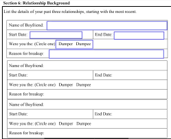 Buy mobile app templates from $8. Girlfriend Application Form Fill Out Printable Pdf Forms Online
