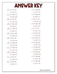 Free worksheetpdf and answer key on factoring trinomials. Factoring Trinomials When A 1 Worksheet By Mr Greenlaw Math Tpt