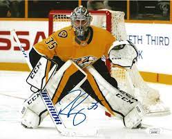 Rookie cards, autographs and more. Pekka Rinne Nashville Predators Autographed Goalie Spotlight 8x10 Photo Sports Collectibles Sports Outdoors Urbytus Com