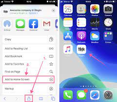 Press the home button under your iphone screen to return to your default home screen, then swipe from right to. How To Add Blogin To The Home Screen Of Your Smartphone Or Tablet Blogin