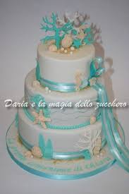 Torta Prima Comunione First Communion Cake Sea Cake Coral Tiffany Color Torte Tavoli Dolci Comunione