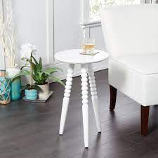 Kelly's interpretation of the conventional occasional table incorporates high gloss, snow white lacquer and a mirrored brass band. Canora Grey Breslin End Table Reviews Wayfair