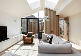 A Bright And Minimal Living In A Former Garage London Casa Con Cortile Casa Di Londra Progetto Casa