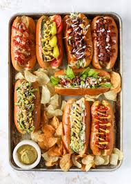 Hot Dog Bar How To Make A Hot Dog Bar 8 Fancy Hot Dogs Recipe Hot Dog Recipes Gourmet Hot Dogs Yummy Food