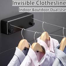 Aluminum wall mount hook hanger coat towel hat clothes rack for bathroom kitchen. Buy Simple Double Line Retractable Clothesline Home Steel Wire Wall Hanger Clothes Hanger Rack At Affordable Prices Free Shipping Real Reviews With Photos Joom