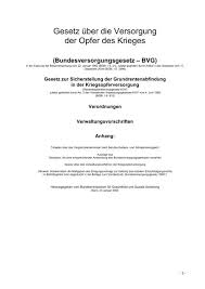 Der bericht des arztes leigt vor, der antrag etc. Bundesversorgungsgesetz Eureka24 De