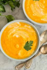 Add vegetable broth, potato, carrots, onion, celery, and ginger; Creamy Carrot Soup Recipe 30 Min Meal Spend With Pennies