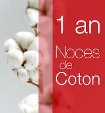 Les produits de la catégorie 1 an de mariage sur la boutique en ligne sweet party day. Noces De Coton 1 An De Mariage