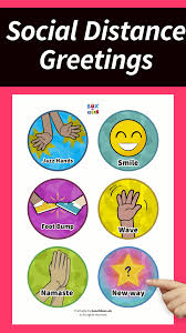 Social Distance Classroom Greeting Choices For Kids An Immersive Guide By Box Of Ideas Preschool Learning Activities And Crafts For Kids