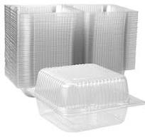 Eco-friendly PP Disposable Recyclable Blister Packaging Box for Food Storage & Serving (Biscuits Meat Fruits Rice Seafood)