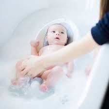 Cheeky Rascals Baby Bath Support White Grey Bathing Buggybaby
