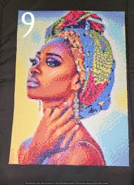 Finished and Completed 5D Diamond Art Paintings of African Women