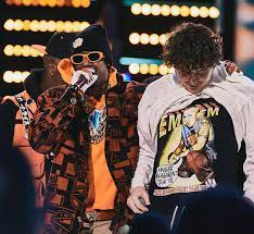 I used to rock a. Eminem On Twitter Jack Harlow Wore An Eminem T Shirt On Mtv Wild N Out