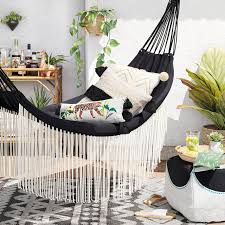 If you have a spacious area at your disposal instead, a centrally placed hammock might be a fascinating 'centre piece' of your decor. Best Hanging Chairs And Hammocks At Target Popsugar Home