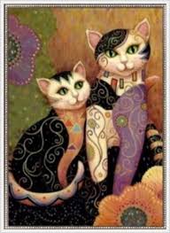 Classy Two Cats 5d Diamond Painting Full Drill 30x40cm Cat Painting Diamond Painting 5d Diamond Painting