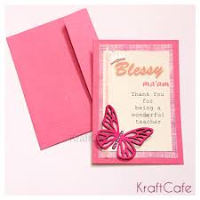Looking for something fresh for your class? Thank You Teachers Cards Varnam Art Class