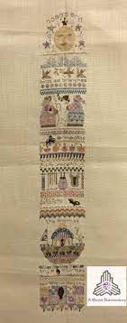 The Promise By Shepherd S Bush Unframed Finished Cross Stitch On 32 Ct Linen Cross Stitch Embroidery Cross Stitch Cross Stitch Samplers