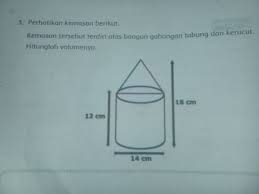 Jun 06, 2020 · hitunglah volume bangun gabungan berikut ukuran dalam satan cm. Kemasan Tersebut Terdiri Atas Bangun Gabungan Tabung Dan Kerucut Hitunglah Volumenya Brainly Co Id