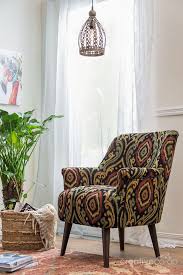 Bohemian Hayden Upholstered Accent Chair Creative Co Op Home Upholstered Accent Chairs Chair Accent Chairs
