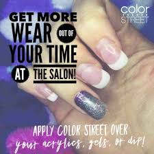 If You Need A Quick Fix Check Out How Color Street Can Go Over Any Nail Shape Texture Or Your Gel Dip Or Fake Nai Color Street Nails Color Street Nail