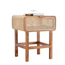 The textural quality of the rattan panels brings visual interest to this beautiful nightstand. Natural Rattan Cane Wood Bedside Night Table Buy Cane Bedside Table Night Table Rattan Side Table Product On Alibaba Com