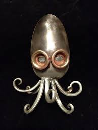 Spoon Squid Cutlery Art Silverware Art Spoon Art