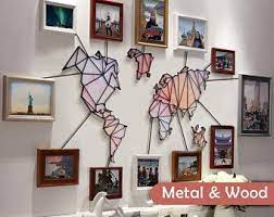Metal World Map Wall Art Decor Livingroom Office Housewarming Boyfriend And Girlfriend Gift Xxl Custom Craft 100 X 60 Cm Freeshipping World Map Wall Art Metal Wall Art Decor Map Wall Art