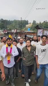 Pati-Pawandeeps Jija Narayan Lal Won, pawandeeprajan at Champawat for Narayan Lal Nagar Panchayat Elections  campaign✨