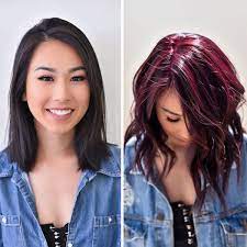How To Video Lift And Tone Asian Hair Without Bleach By Bescene Magenta Hair Hair Color Formulas Asian Hair Highlights