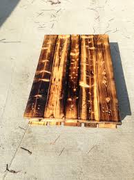 Recycled Wood Pallet Coffee Table Sanded Burned Sealed Pallet Wood Coffee Table Coffee Table Coffee Table Wood