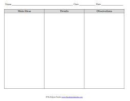 3 Column Chart Template Bedowntowndaytona Com