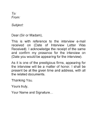 Responding to accept a phone interview request if you've applied for a job and the hiring manager or hr department has responded to your job application and invited you for a phone interview, here's a sample template you can use to respond. 38 Professional Interview Acceptance Emails Smart Tips á… Templatelab