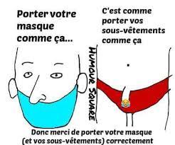 Le port du masque est obligatoire dans de nombreux endroits en suisse. Chu De Toulouse On Twitter Comment Porter Son Masque 2 2 Version Pas Serieuse Un Peu Coquine Mais Tellement Efficace Masques Covid 19 Deconfinement Hopital Toulouse Https T Co Yhlzobbd5l