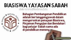 Berita baik buat warga malaysia yang berasal dari sabah dan bermaustatin di negeri sabah. Biasiswa Yayasan Sudah Dihentikan Jentera Pembangkang Jalinluin Com