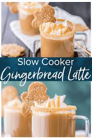 This Gingerbread Latte Is The Perfect Christmas Coffee Drink Even Better This Latte Is Made In A Slow C Coffee Drink Recipes Gingerbread Latte Coffee Recipes