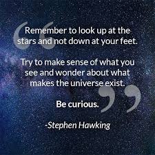 SUNY JCC - Happy Pi Day! Today we remember physicist Stephen Hawking. &quot; Remember to look up at the stars and not down at your feet. Try to make  sense of what you